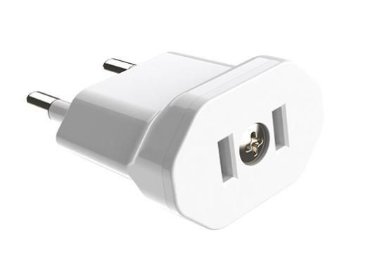 Universal Travel Plug Adapter, Chinese to European Conversion Socket, with Single AC Outlets, Using Ravel Abroad, Hotel, Home