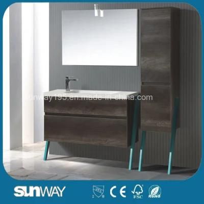 Newest European Melamine Bathroom Cabinet with Mirror