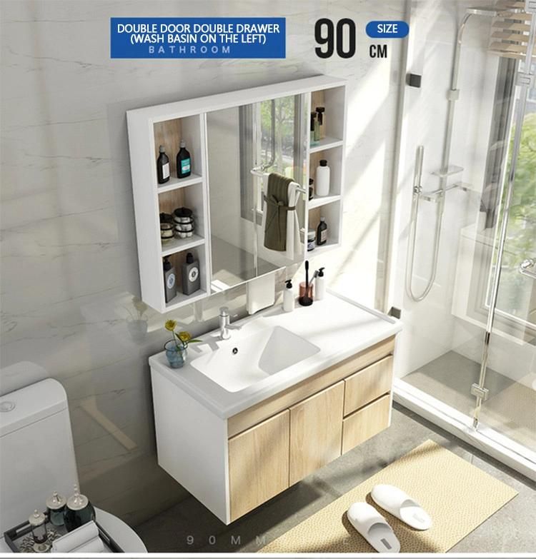 European Luxury Contemporary Vanity Set Bathroom Storage Cabinet