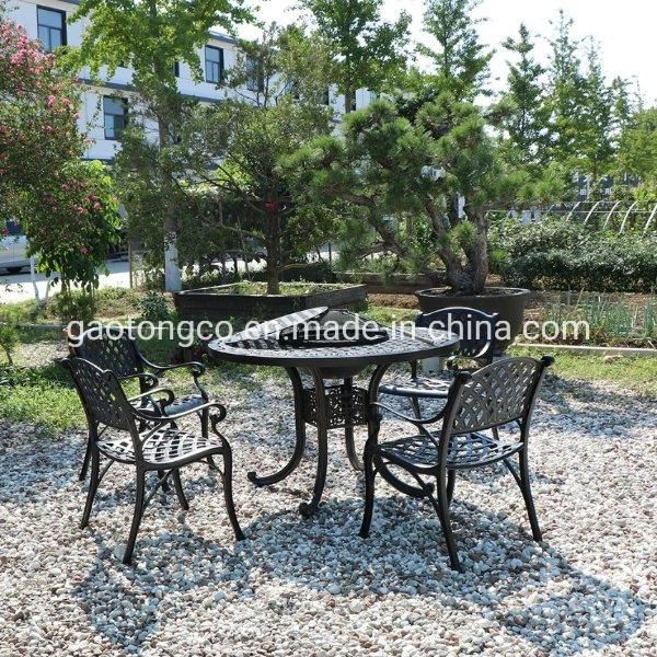 Bright Colored Cast Aluminum Outdoor Furniture