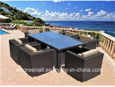 7PCS Rattan Patio Garden Outdoor Home Dining Furniture