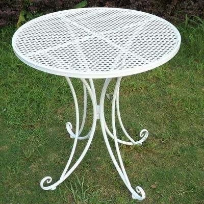 2016 New Design Wrought Iron Table for Outdoor Furniture