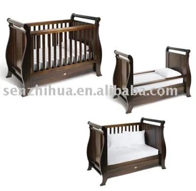 High Quality Modern Nordic Designs Solid Fashion Wood Baby Bed