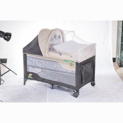Luxury Baby Playpen /Hot Sale Travel Cot /Mosquito Net /Changing Table