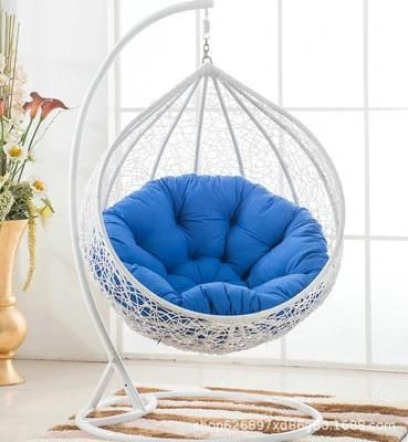 New Design Cane Furniture Casual Outdoor Home Garden Hanging Chair PE Rattan Wicker Leisure Chair