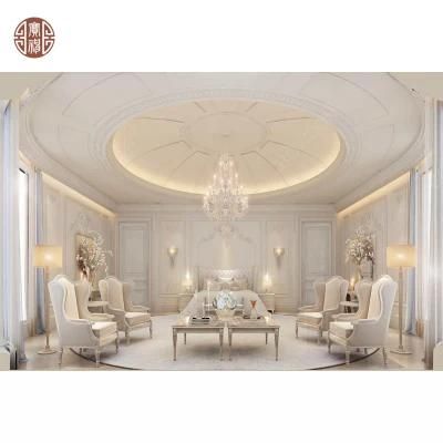 Classical Luxury Solid Wood Villa Bedroom Furniture Design