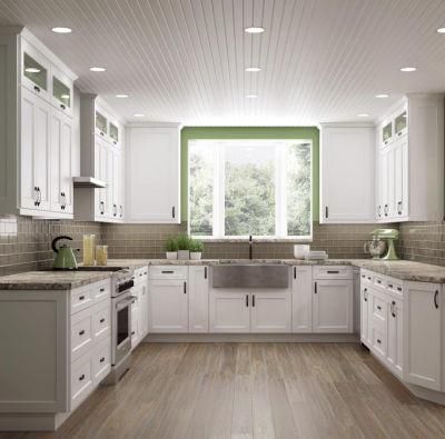 China Factory Supply American Stadard Farmhouse Customized Design Ideal Kitchen Cabinets