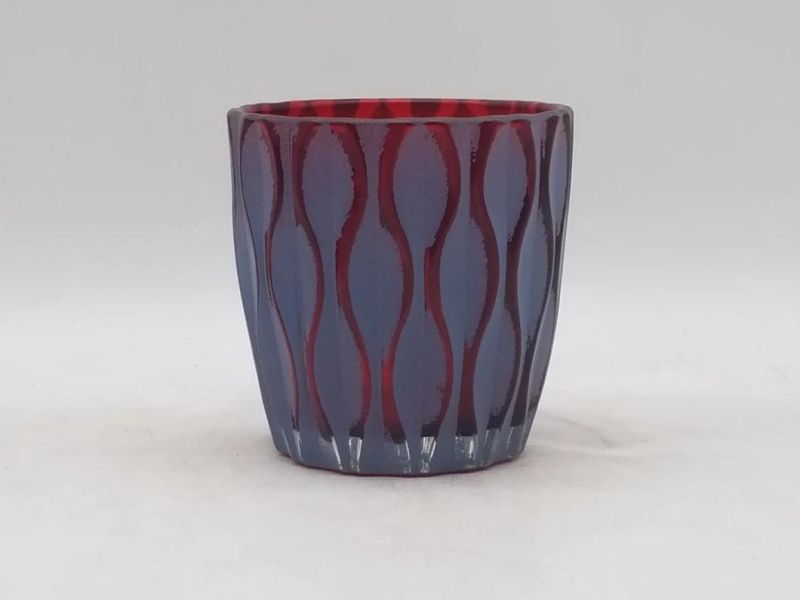 Frosted Candle Holder with Various Color and Various Pattern