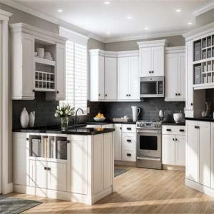 European Style White Shaker Kitchen Cabinet