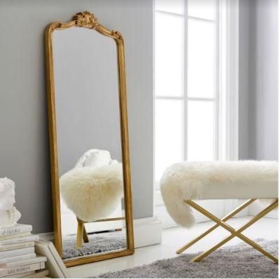 Antique Design Full Length Floor Standing Dressing Mirror for Bedroom
