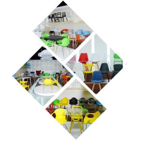 Mobile Wheeled Student Training Classroom Chair Attendance Negotiation Plastic Conference Chair