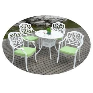 Cast Aluminum Outdoor Garden Furniture Elizabeth 4 Seater Dining Set