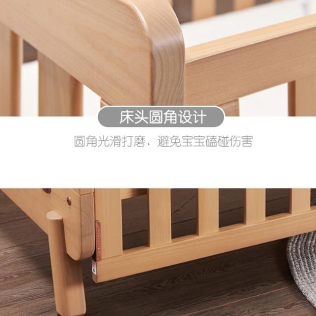 3 in 1 Multi-Purpose Pine Wood White Color Baby Bedroom Decor Girl Cribs