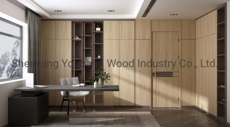 European Simple Style Wooden Doors Interior Design for Room