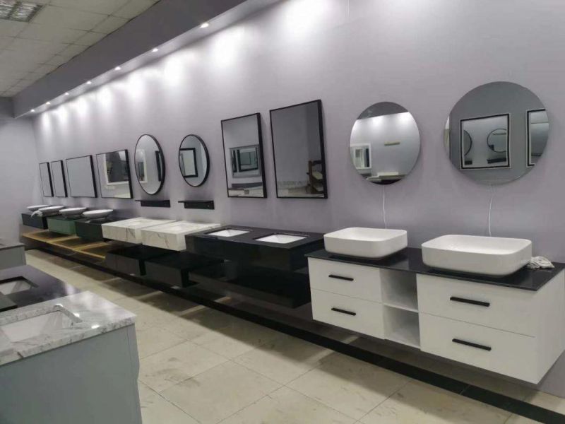 European Style Wall Mount Bathroom Vanity Sets Cabinet