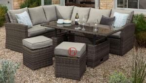 All Weather Outdoor Rattan Garden Furniture Sectional Sofa Set