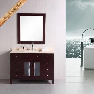 Solid Wood European Design Style Bathroom Vanity