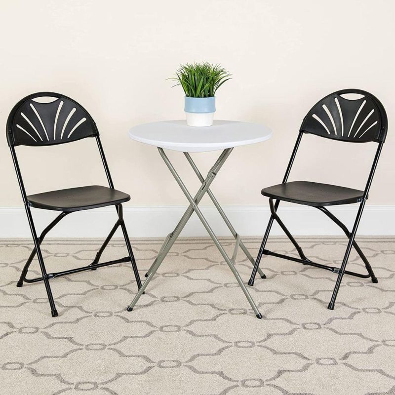 White Plastic Outdoor Chairs Modern Design Folding Chairs Party