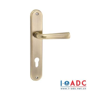 High Quality Furniture Door Hardware Door Handle Aluminium Alloy Lever Door Handle with Plate