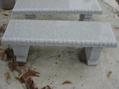 Grey Granite Stone Bench/Chairs/Table for Park/Garden Decoration