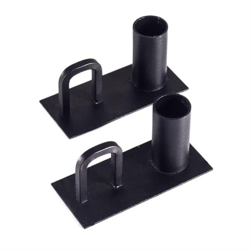 Metal Candle Cup Holder Decoration Iron Black Romantic Candle Stand