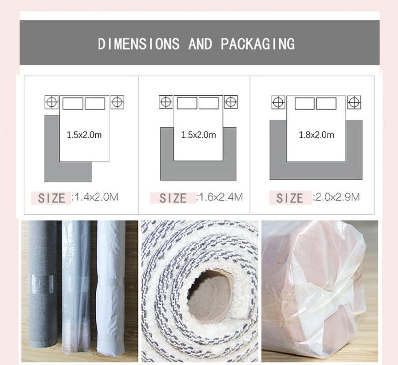 European-Style Living Room Carpet 3D Jianhua Density Thick Blanket Bedroom Home Sofa Table Bed Bedside Carpet Bedroom Bedside Blanket Paved