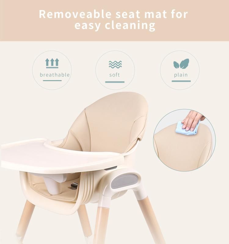 Baby Furniture Wooden Baby Sitting Dining High Chair