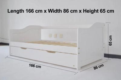 Modern European Wood White Children&prime;s Children&prime;s Day Bedstead, Single Bed Can Be Customized