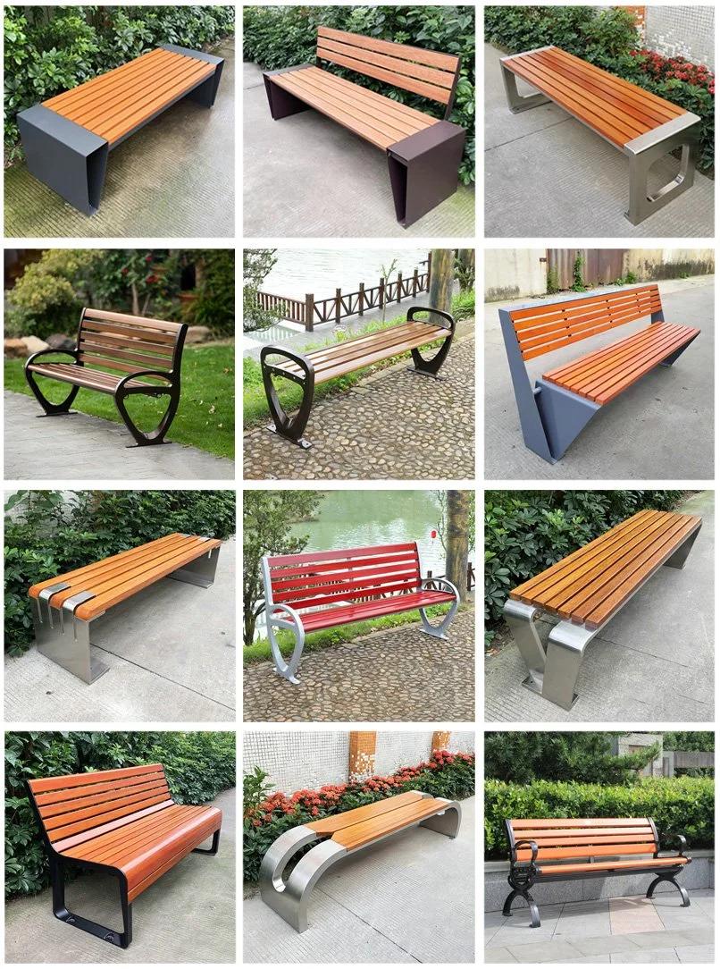 WPC Garden Bench for Outdoor Park, Garden Chair for Outdoor Park