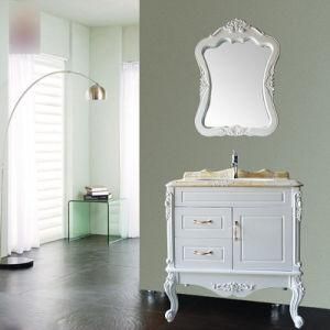 Simple European PVC Bathroom Cabinet Floor Cabinet Combination