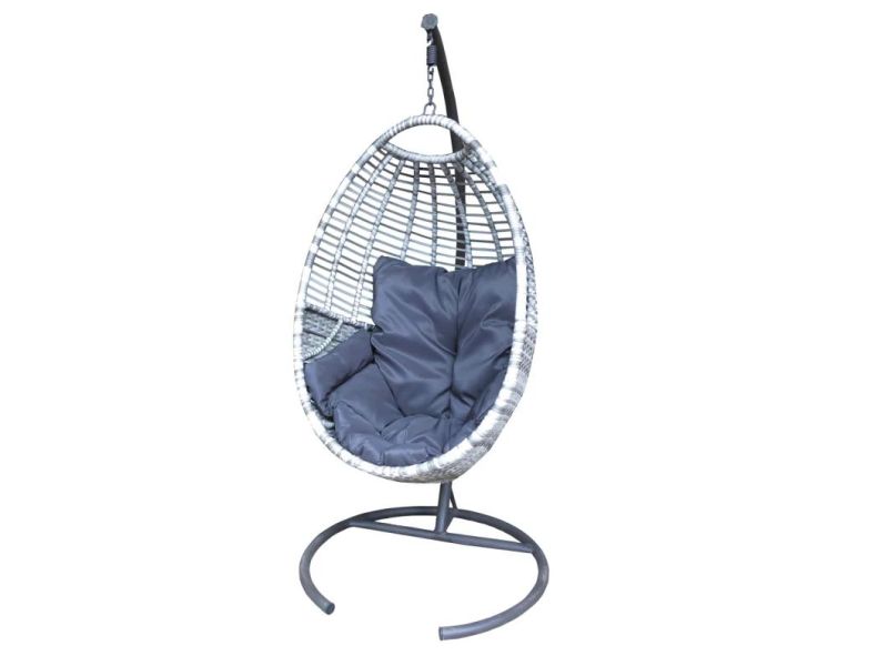 Outdoor Patio Wicker Hammock Garden Hanging Rattan Egg Swing Chair