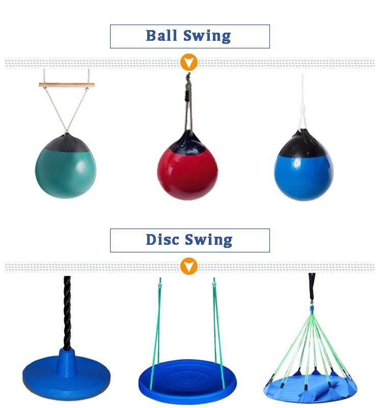 Garden Plastic Colorful Disc Swing Seats for Kids