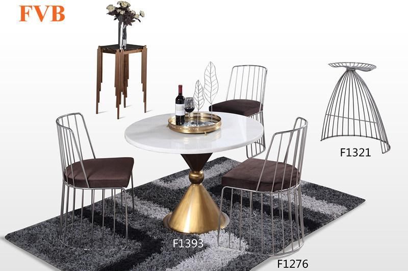 Modern Home Dining Room Furniture Sets with Stainless Frame