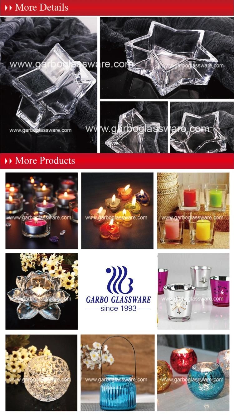 High-End Set Clear Glass Votive Candle Holder for Wedding Table Decor Glass Candle Stick Holder