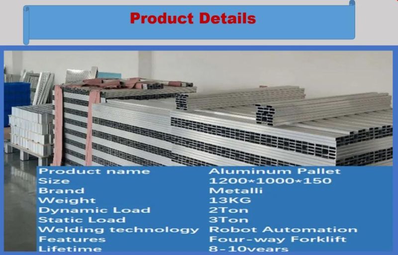 Industrial 48*48 Heavy Duty Aluminium Pallet Rack China Supplier