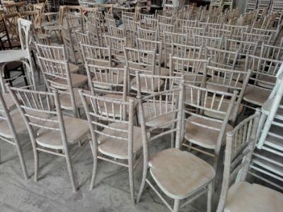 Factory Wholesale Wedding Limewash Chaivari Chair for Wedding