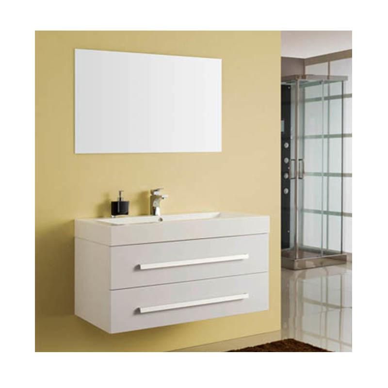 European Style Vanitory Melamine MDF Wood Vanity Unit Antique Bathroom Cabinet