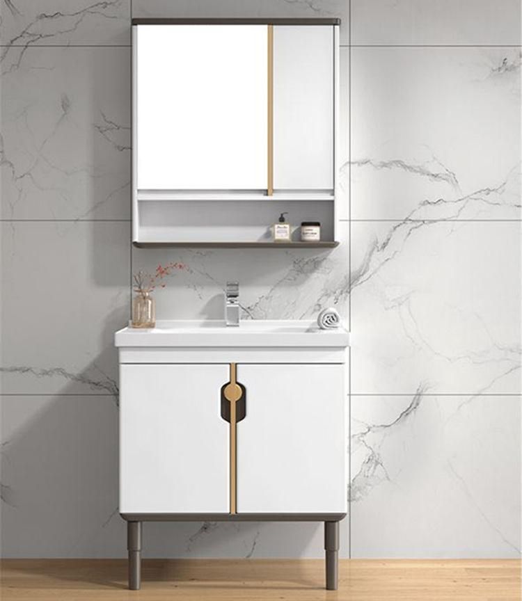 European Style with Mirror Furniture Luxury MDF Modern Bathroom Cabinet