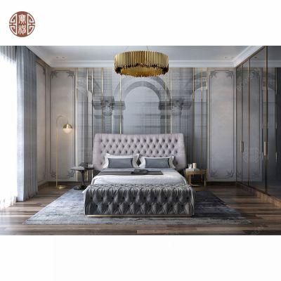 Latest Design Modern European Style Bedroom Living Room Furniture Set for Hotel Apartment
