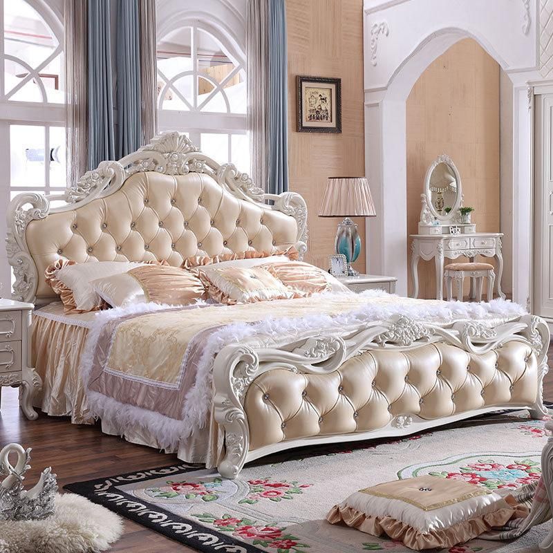 Factory Wholesale Double Bed European Bed