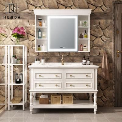 European Wood Bathrooom Furniture 4 Drawer Storage Cabinet