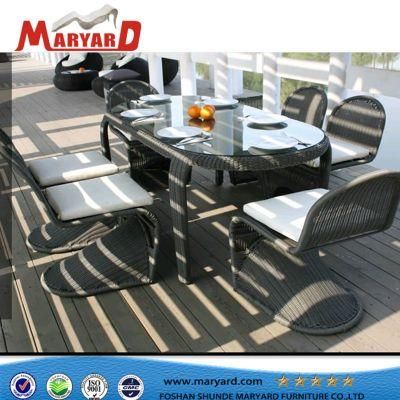 Outdoor Garden Dining Sets Hotel Patio Restaurant Furniture Rattan Chairs and Table