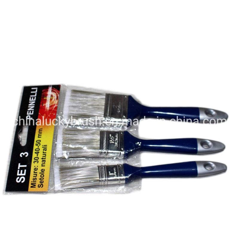 1inch Pure White Bristle Paint Brush (YY-MJB01)