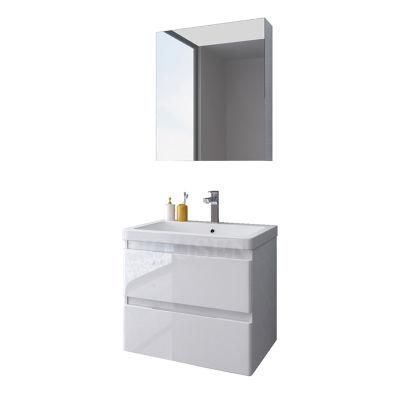 Waterproof Corner Bathroom Vanity European Style Bathroom Mirror Cabinets