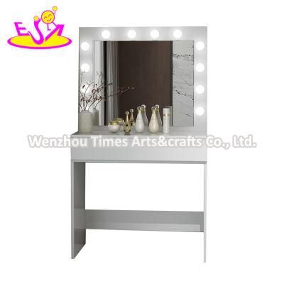Customize Modern White Wooden Makeup Dressing Table for Bedroom W08h182