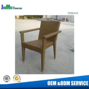 Outdoor Wicker Furniture Stackable Synthetic Rattan Chair (JMK10)